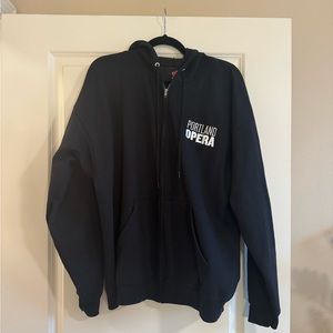 Portland Opera brand new zip up hoodie